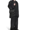 Le Cagole Xs Flap Bag mit Piercings „Schwarz“ 7190822AAE31000