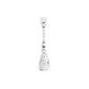 Le Cagole Xs Umhängetasche DIY Metal „White“ 6713092AAXE9066