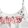 Le Cagole Xs Umhängetasche DIY Metal „White“ 6713092AAXE9066