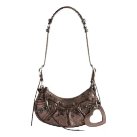 Le Cagole Xs Umhängetasche Metallic „Brown“ 6713090GT3Y2564