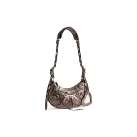Le Cagole Xs Umhängetasche Metallic „Brown“ 6713090GT3Y2564