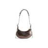 Le Cagole Xs Umhängetasche Metallic „Brown“ 6713090GT3Y2564
