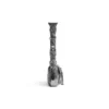 Le Cagole XS-Umhängetasche Metallic „Silber“ 7716700GT3Y8103