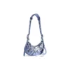 Le Cagole XS Umhängetasche metallisiert „Purple“ 6713090GT3Y5214