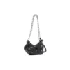 Le Cagole Xs Umhängetasche mit Kette „Schwarz“ 7128131VG9Y1000
