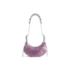 Le Cagole XS Umhängetasche mit Leopardenmuster „Pink“ 6713092AAV75651