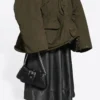 Lindsay Kleine Schultertasche mit Krokodilprägung „Schwarz“ 701141210C91000