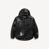 Locker sitzender Damen-Hoodie in Schwarz