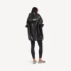 Locker sitzender Damen-Hoodie in Schwarz