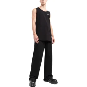 Lockeres Tanktop „Schwarz“ 697880TMVM31070