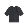 Logo-Aufdruck, Kurzarm, Unisex, Schwarz 583098TFV598465