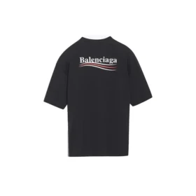 Logo-Aufdruck, locker sitzendes Kurzarm-Shirt, schwarz 641655TIV521070