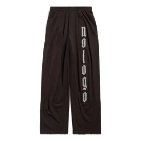 Logo-freie, weite Jogginghose „Black Grey“ 787357TQVK71055