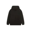 Logo-Hoodie in mittlerer Passform „Washed Black“ 600583TLVB81146