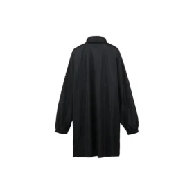 Logo-Intarsien-Regenjacke „Black“ 681449TLO061000
