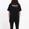 Logo, lockere Passform, kurze Ärmel, Unisex, schwarz 556150TAV441000