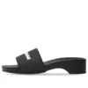 Logo Pool Clog Slides „Black Rubber“ 707094W1S9M1090