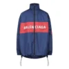 Logo-Reißverschluss-Jacke „Blue Red“ 561466TYD338065