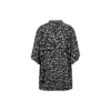 Logo-Streifen-Minimal-Kurzarm-Shirt „Schwarz“ 681813TML21-1269