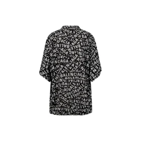 Logo-Streifen-Minimal-Kurzarm-Shirt „Schwarz“ 681813TML21-1269