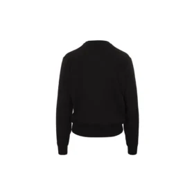 Logo-Sweatshirt mit Rundhalsausschnitt Schwarz 595106T15511073
