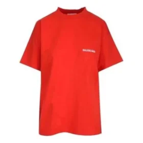 Logo-T-Shirt in Regular-Fit „Bright Red“ 612965TMVF43168