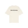 Logo-T-Shirt, Medium Fit „Beige“ 612966TMVF49069