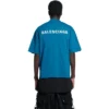 Logo-T-Shirt, Medium Fit „Blue“ 612966TLVB99567
