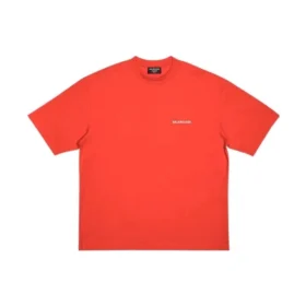 Logo-T-Shirt, Medium Fit „Bright Red“ 612966TMVF43168