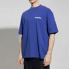 Logo-T-Shirt, Medium Fit „Indigo“ 612966TLVB34388