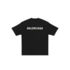 Logo-T-Shirt, Medium-Passform „Schwarz“ 612966TMVF41070
