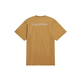 Logo-T-Shirt, mittlere Passform „Beige“ 612966TLVB39504