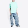 Logo-T-Shirt, mittlere Passform „Mint Tint“ 612966TLVB93062