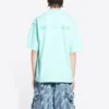 Logo-T-Shirt, mittlere Passform „Mint Tint“ 612966TLVB93062