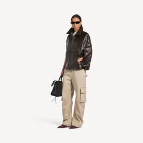 Lässige Cargo-Hose für Damen in Beige