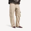 Lässige Cargo-Hose für Damen in Beige