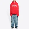Maison Balenciaga Hoodie, weite Passform „Rot“ 674986TLVJ26441