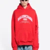 Maison Balenciaga Hoodie, weite Passform „Rot“ 674986TLVJ26441