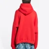 Maison Balenciaga Hoodie, weite Passform „Rot“ 674986TLVJ26441