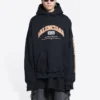 Maison Balenciaga Hoodie Wide Fit „Black“ 674986TLVJ21074