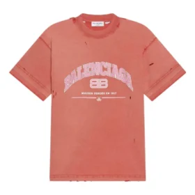 Maison Balenciaga T-Shirt, mittlere Passform „Pink“ 612966TLVJ16441 Maison Balenciaga T-Shirt, mittlere Passform „Pink“ 612966TLVJ16441