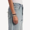 Malibu-Perlenarmband/Halskette in Schwarz/Weiß/Glänzendem Silber Malibu-Perlenarmband/Halskette in Schwarz/Weiß/Glänzendem Silber