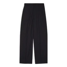 Maßgeschneiderte Hose in Large-Passform „Black“ 725469TNT361070