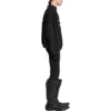 Mehrlagiges, rundes Sport-Sweatshirt „Black White“ 767860TPVF31070