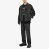 Mehrsprachig bedrucktes Kurzarm-Shirt für Herren, schwarz 612966TJVI32771