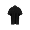 Mesh-T-Shirt mit Rundhalsausschnitt, Oversize „Schwarz“ 694576TMVD41000