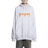 Metallica-Hoodie, Oversized-Passform „Dirty White Orange“ 697879TMV890901