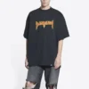 Metallica Kurzarm-T-Shirt Oversize-Passform „Black Orange“ 694576TMV881055