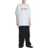 Metallica Kurzarm-T-Shirt Oversize-Passform „White Orange“ 694576TMV880901