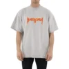 Metallica Kurzarm-T-Shirt Oversize-Passform „White Orange“ 694576TMV880901